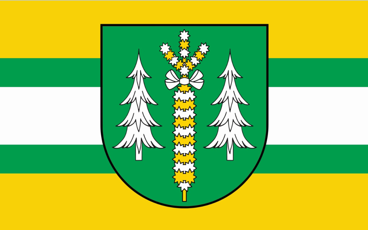Flaga Gminy Łyse