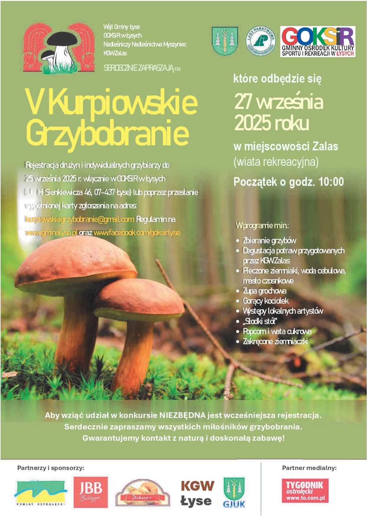 V Kurpiowskie Grzybobranie