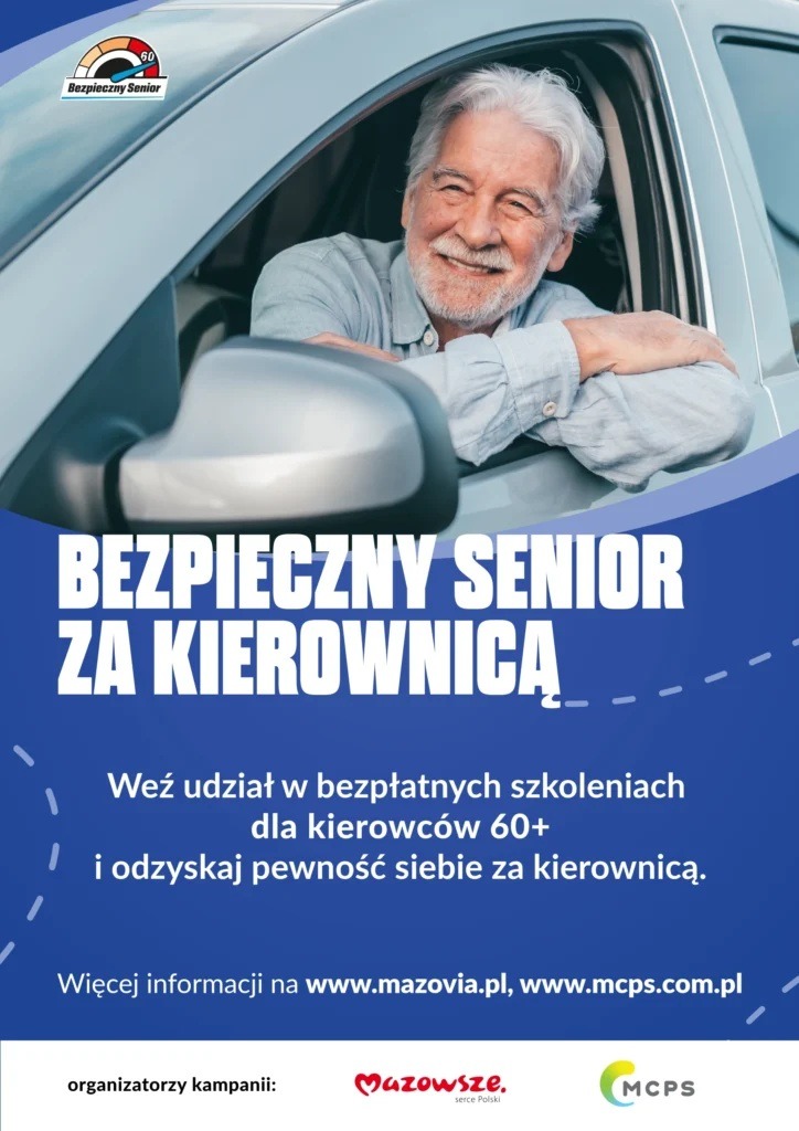BEZPIECZNY SENIOR ZA KIEROWNICĄ