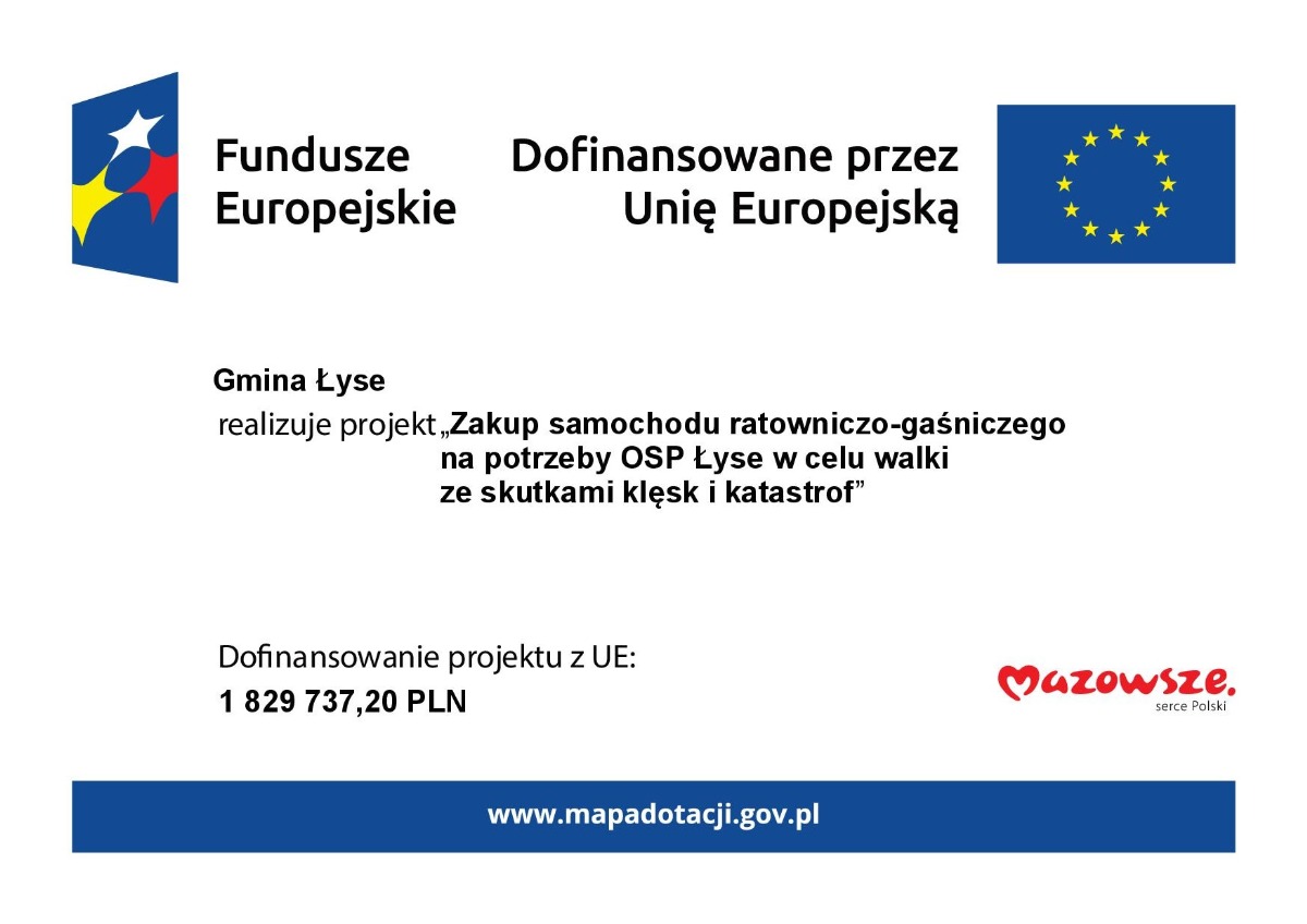 samochód OSP Łyse