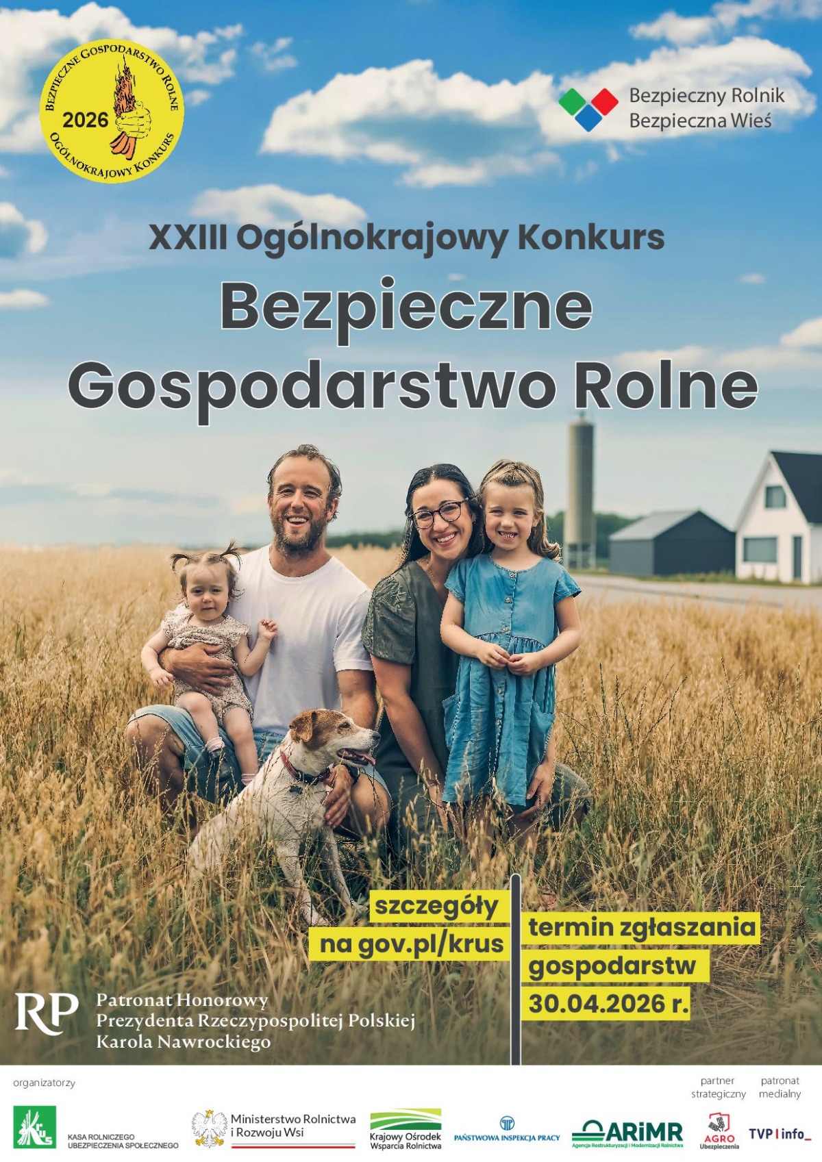 XXIII Ogólnokrajowego Konkurs Bezpieczne Gospodarstwo Rolne