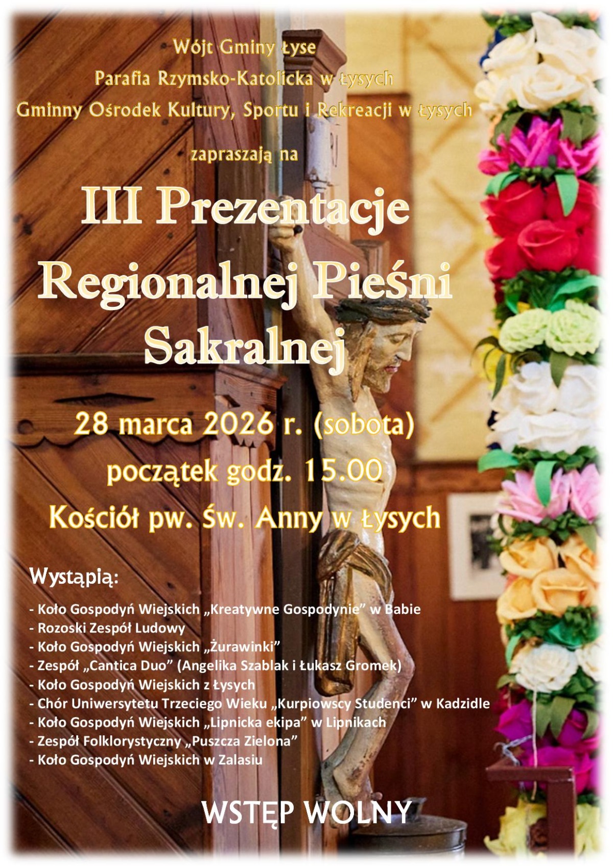 III Prezentacje  Regionalnej Pieśni Sakralnej