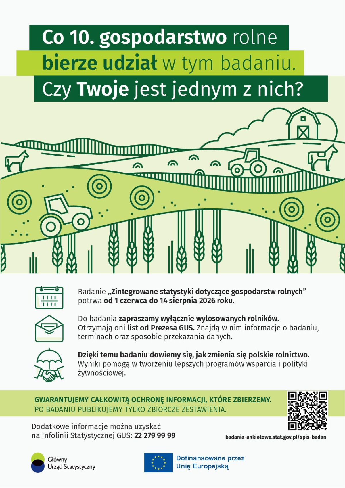 Badanie statystyczne „Zintegrowane statystyki dotyczące gospodarstw rolnych”