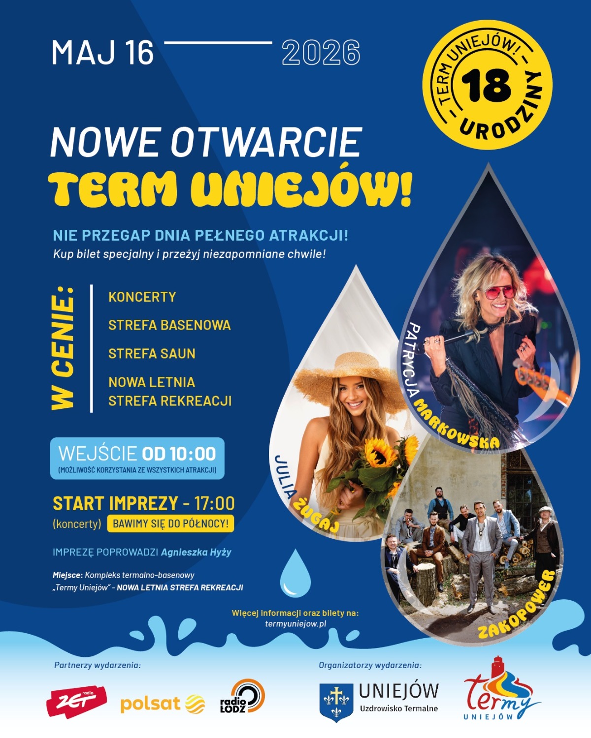 NOWE OTWARCIE TERM UNIEJÓW JUŻ 16 MAJA 2026