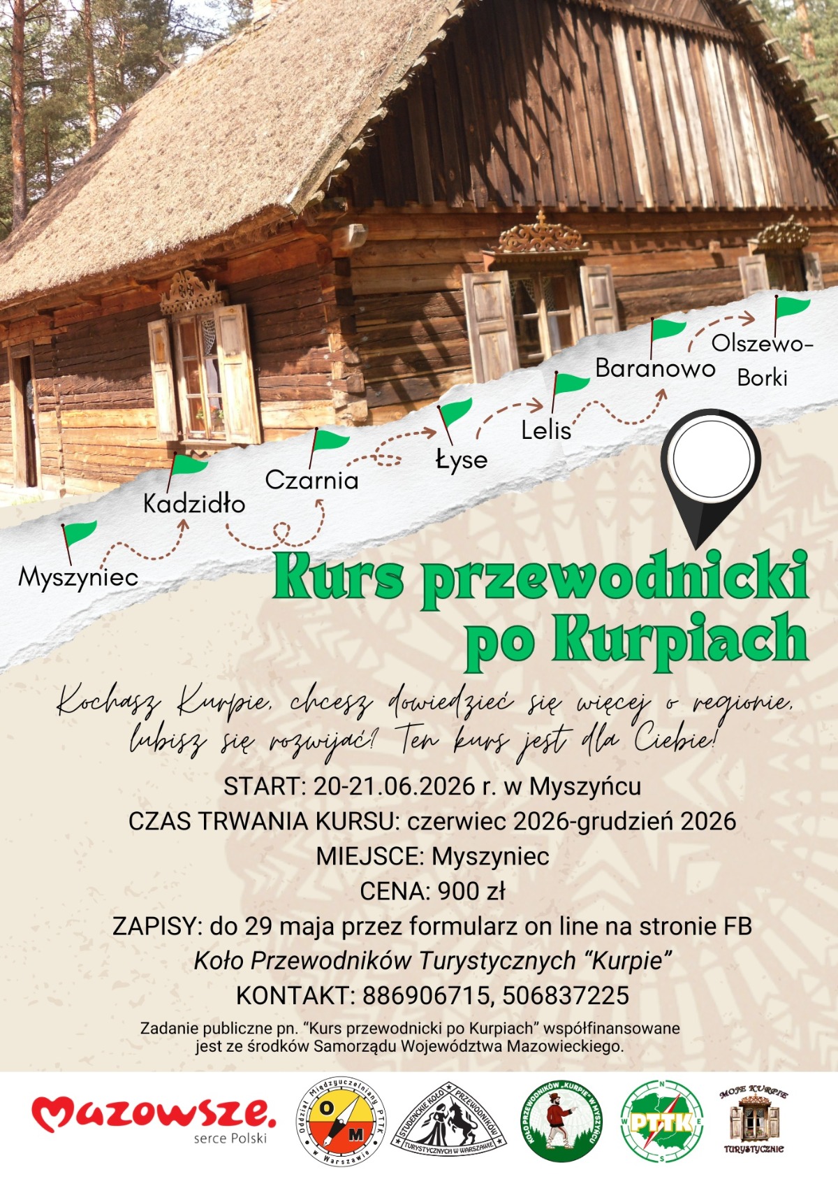 Kurs na przewodnika turystycznego po Kurpiach
