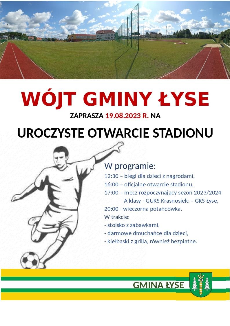 UROCZYSTE OTWARCIE STADIONU
