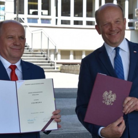 Powiększ obraz: 1.015.987,09 zł dofinansowania dla Gminy Łyse z Rządowego Funduszu Rozwoju Dróg