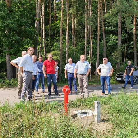 Powiększ obraz: Budowa sieci wodociągowej w Łysych i Pupkowiźnie     