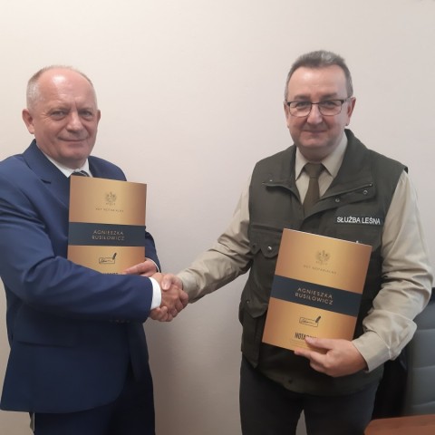 Powiększ obraz: Zamianie gruntów pomiędzy Gminą Łyse i Nadleśnictwem Myszyniec